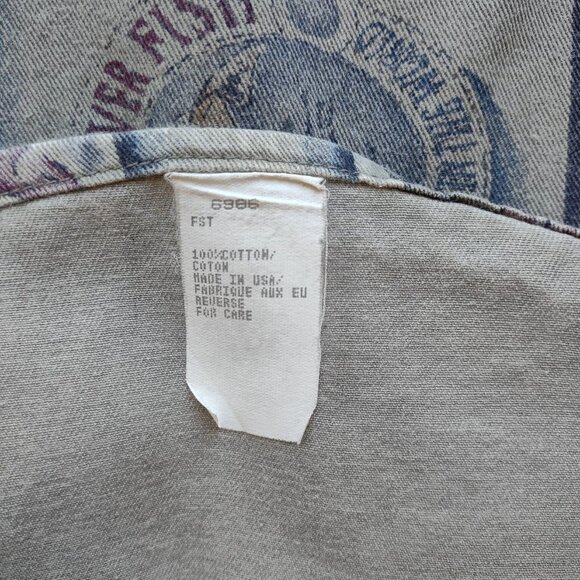 Vintage Woolrich Mens Casual Shirt Button Up Fishing Nature Outdoor Size Large - Picture 7 of 7